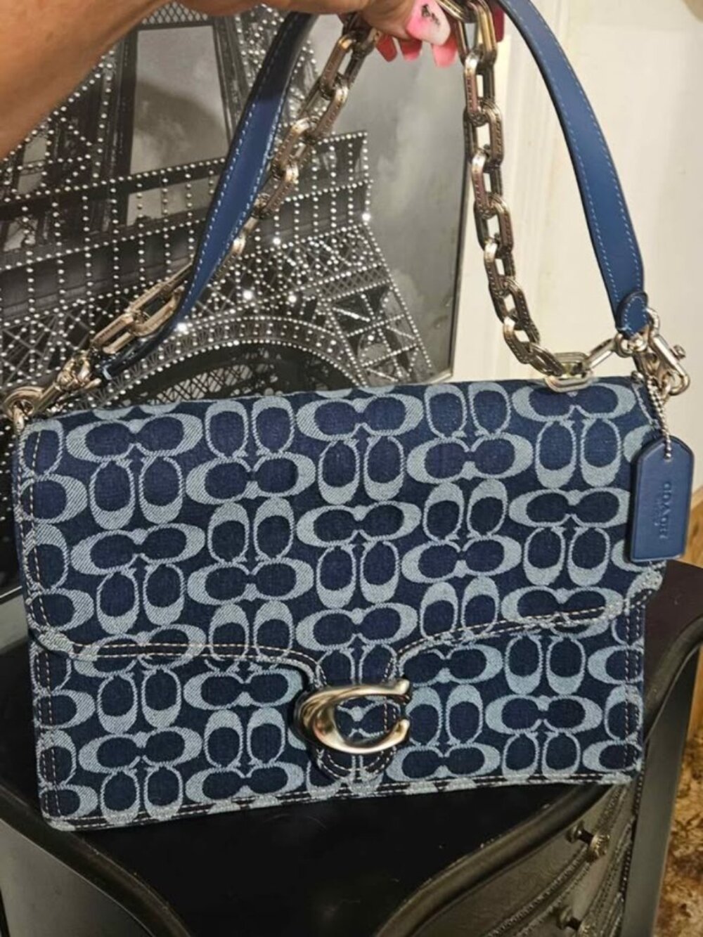Coach signature Denim purse